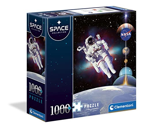 Clementoni 80506 NASA Puzzle Nasa-1000 Teile-Erwachsenenpuzzle, Made In Italy, Mehrfarbig Amazon Exclusive von Clementoni