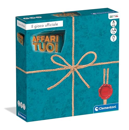Clementoni - Affari Tuoi, offizielles Brettspiel aus der TV-Serie, mit Paketen und Angeboten, für Kinder von 8 Jahren und Erwachsene, 2-4 Spieler, Made in Italy, italienische Sprache, 16882 Clementoni - Affari Tuoi, offizielles Brettspiel aus der TV-Serie, mit Paketen und Angeboten, für Kinder von 8 Jahren und Erwachsene, 2-4 Spieler, Made in Italy, italienische Sprache, 16882 von Clementoni