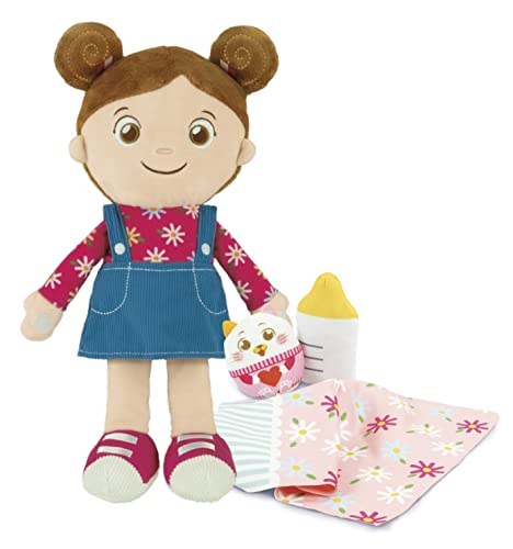 Clementoni 17737 My Soft Doll, Olivia-Kuschelpuppe, Weiche Stoffpuppe Für Babys Ab 1 Jahren, Geschenk Zur Geburt, Mehrfarbig von Clementoni