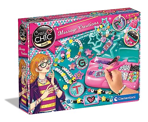 Clementoni 18772 Art & Craft Crazy Chic-Message Creations, Spielzeug für Kinder 7-10 Jahre-18772, Schwarz, M Clementoni 18772 Art & Craft Crazy Chic-Message Creations, Spielzeug für Kinder 7-10 Jahre-18772, Schwarz, M von Clementoni