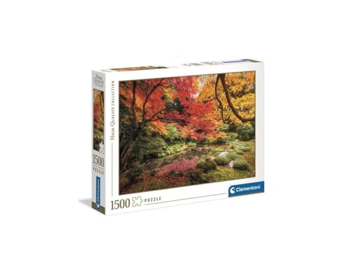 Clementoni 31820 Park im Herbst – Puzzle 1500 Teile ab 9 Jahren, buntes Erwachsenenpuzzle mit kräftigen Farben, Geschicklichkeitsspiel für die ganze Familie, schöne Geschenkidee von Clementoni