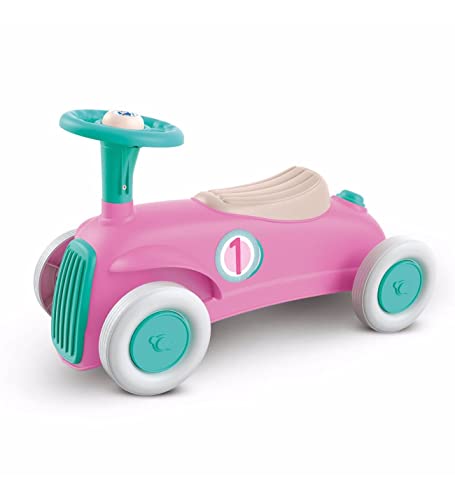 Clementoni Baby 17455 - Mein erstes Auto - Rutschfahrzeug (pink) von Clementoni