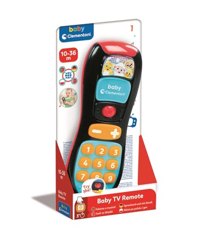 Clementoni Baby-Fernbedienung - Elektronisches Lernspielzeug mit Musik, Licht & Tiergeräuschen - Fördert Wahrnehmung & Ursache-Wirkung - Für Kinder von 10–36 Monaten - 17518 Clementoni Baby-Fernbedienung - Elektronisches Lernspielzeug mit Musik, Licht & Tiergeräuschen - Fördert Wahrnehmung & Ursache-Wirkung - Für Kinder von 10–36 Monaten - 17518 von Clementoni