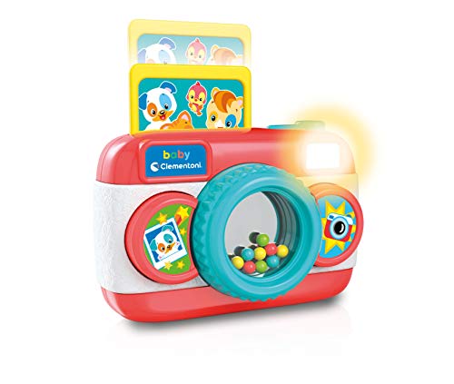 Clementoni 17440 Camera Baby Kamera Spiel Kleinkind Elektronisches Musikspiel Aktivitätszentrum Kinder 9 Monate +, Single, Mehrfarbig von Clementoni