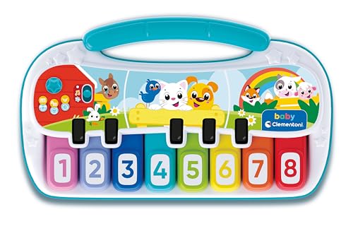 Clementoni Baby La Pianola dei Animali - Piano Kids Prime Note, Musikspiel 18 Monate, interaktive elektronische Tastatur, Musikinstrument für die frühkindliche Kindheit, Lichter und Geräusche, Clementoni Baby La Pianola dei Animali - Piano Kids Prime Note, Musikspiel 18 Monate, interaktive elektronische Tastatur, Musikinstrument für die frühkindliche Kindheit, Lichter und Geräusche, von Clementoni