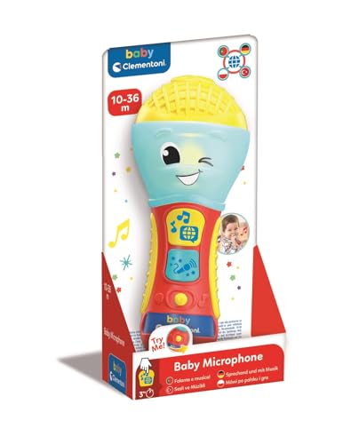 Clementoni Baby-Mikrophon - Elektronisches Mikrofon mit Licht, Musik & Stimmeffekt - Lernspielzeug zur Sprachförderung & Wahrnehmung - Für Babys & Kleinkinder von 10–36 Monaten - 17523 Clementoni Baby-Mikrophon - Elektronisches Mikrofon mit Licht, Musik & Stimmeffekt - Lernspielzeug zur Sprachförderung & Wahrnehmung - Für Babys & Kleinkinder von 10–36 Monaten - 17523 von Clementoni