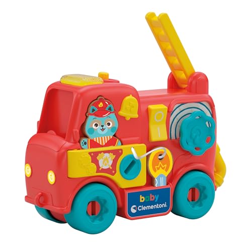Clementoni Baby Montessori Feuerwehr-Fahrzeug - Motorikspielzeug mit Alltagsfunktionen nach Montessori-Methode - Fördert Geschick & Koordination - Ab 18 Monaten - 17551 Clementoni Baby Montessori Feuerwehr-Fahrzeug - Motorikspielzeug mit Alltagsfunktionen nach Montessori-Methode - Fördert Geschick & Koordination - Ab 18 Monaten - 17551 von Clementoni