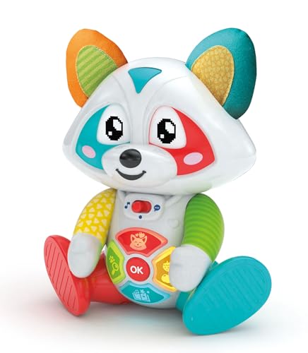Clementoni Baby Oliver, Mein Partner von interaktiven Spielen, Lernspiel für Kinder von 1-4 Jahren, Geschichtenerzählungen für die erste Kindheit mit LED-Augen, fördert die Geschicklichkeit und Clementoni Baby Oliver, Mein Partner von interaktiven Spielen, Lernspiel für Kinder von 1-4 Jahren, Geschichtenerzählungen für die erste Kindheit mit LED-Augen, fördert die Geschicklichkeit und von Clementoni