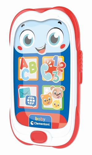 Clementoni Baby-Smartphone - Elektronisches & sprechendes Lernspielzeug - Mit Liedern, Reimen & Tiergeräuschen - Fördert Sehen, Hören & Motorik - Babyspielzeug ab 10-36 Monaten - 17529 Clementoni Baby-Smartphone - Elektronisches & sprechendes Lernspielzeug - Mit Liedern, Reimen & Tiergeräuschen - Fördert Sehen, Hören & Motorik - Babyspielzeug ab 10-36 Monaten - 17529 von Clementoni