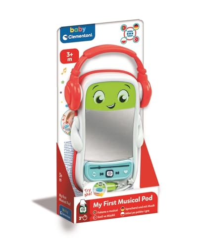 Clementoni Baby-iPod - Musikplayer mit Licht & Spiegel - Babyspielzeug zur Förderung der auditiven Wahrnehmung & Nachahmung - Lern- & Motorikspielzeug ab 3 Monaten - 17521 Clementoni Baby-iPod - Musikplayer mit Licht & Spiegel - Babyspielzeug zur Förderung der auditiven Wahrnehmung & Nachahmung - Lern- & Motorikspielzeug ab 3 Monaten - 17521 von Clementoni