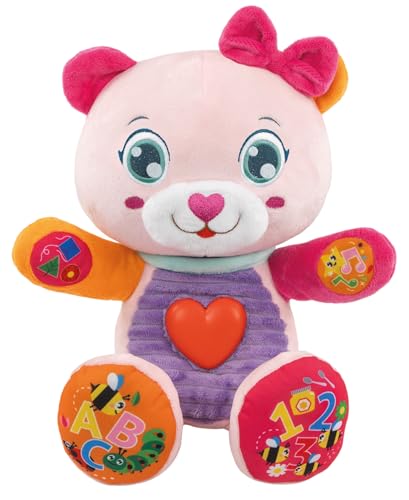 Clementoni Baby Betta Süßer Bär – interaktives sprechendes Plüschtier, Lernspiel für die frühkindliche Kindheit, Kinder 6 Monate, Spielfigur Neugeborene, Musik, Lichter und Geräusche, mit Batterien, Clementoni Baby Betta Süßer Bär – interaktives sprechendes Plüschtier, Lernspiel für die frühkindliche Kindheit, Kinder 6 Monate, Spielfigur Neugeborene, Musik, Lichter und Geräusche, mit Batterien, von Clementoni