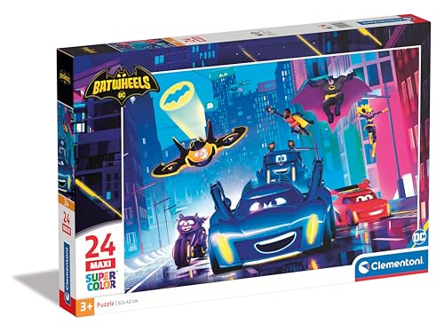 Clementoni Batwheels Kinder Puzzle 24 Maxi Teile - Puzzle 62 x 42 cm für Kinder ab 3 Jahre - Geschicklichkeitsspiel von Clementoni 28522 Clementoni Batwheels Kinder Puzzle 24 Maxi Teile - Puzzle 62 x 42 cm für Kinder ab 3 Jahre - Geschicklichkeitsspiel von Clementoni 28522 von Clementoni