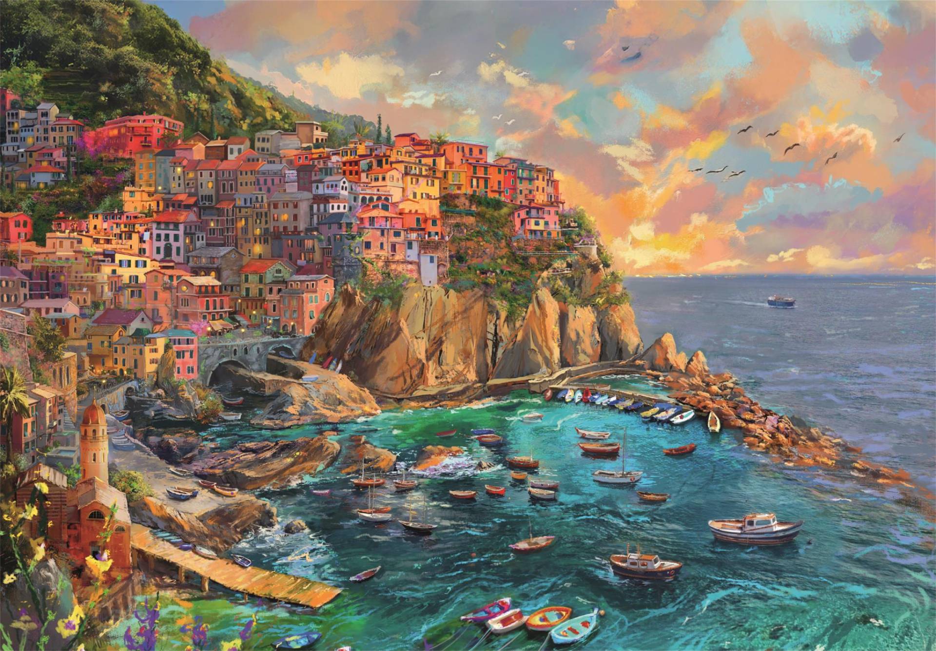 Clementoni Bemalte Manarola 2000 Teile Puzzle Clementoni-32087 Clementoni Bemalte Manarola 2000 Teile Puzzle Clementoni-32087 von Clementoni