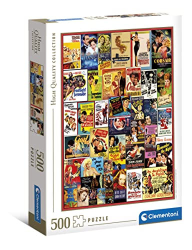 Clementoni 35097 Classic Romance – Puzzle 500 Teile, Geschicklichkeitsspiel für die ganze Familie, buntes Legespiel, Erwachsenenpuzzle ab 14 Jahren von Clementoni