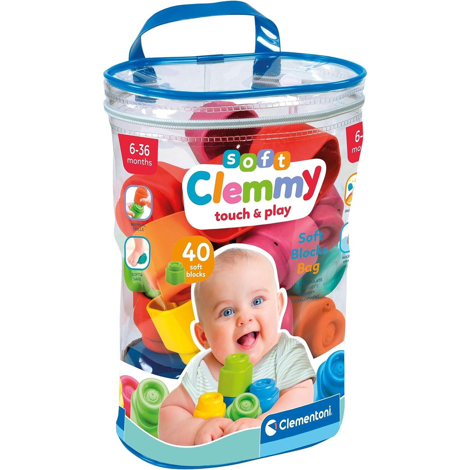 Clementoni - Clemmy Baby Im Beutel Babyartikel 40 Stück Clementoni - Clemmy Baby Im Beutel Babyartikel 40 Stück von Clementoni