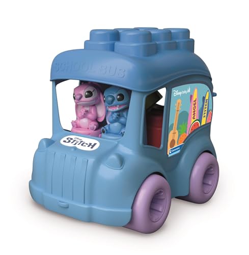 Clementoni Clemmy Disney Stitch Bus - Sensorik-Spielzeug mit weichen Blöcken & Zwei Figuren von Stitch & Angel - Bauklötze-Set für Babys & Kleinkinder ab 6 Monaten - 17974 Clementoni Clemmy Disney Stitch Bus - Sensorik-Spielzeug mit weichen Blöcken & Zwei Figuren von Stitch & Angel - Bauklötze-Set für Babys & Kleinkinder ab 6 Monaten - 17974 von Clementoni