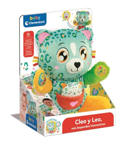 Clementoni Cleo und Leo Interaktive Leoparden, interaktives Plüschtier für Babys, pädagogisch, multisensorisch und musikalisch, ab 6 Monaten, hergestellt in Italien, 55555 Clementoni Cleo und Leo Interaktive Leoparden, interaktives Plüschtier für Babys, pädagogisch, multisensorisch und musikalisch, ab 6 Monaten, hergestellt in Italien, 55555 von Clementoni