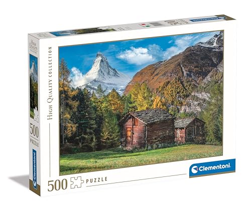 Clementoni Charming Matterhorn Puzzle 500 Teile - Puzzle 500 Teile Kinder & Erwachsene in 49 x 36 cm - Kinder Puzzle von Clementoni 35523 Clementoni Charming Matterhorn Puzzle 500 Teile - Puzzle 500 Teile Kinder & Erwachsene in 49 x 36 cm - Kinder Puzzle von Clementoni 35523 von Clementoni