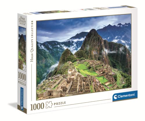 Clementoni 39604 Machu Picchu – Puzzle 1000 Teile ab 9 Jahren, buntes Erwachsenenpuzzle mit kräftigen Farben, Geschicklichkeitsspiel für die ganze Familie, schöne Geschenkidee von Clementoni