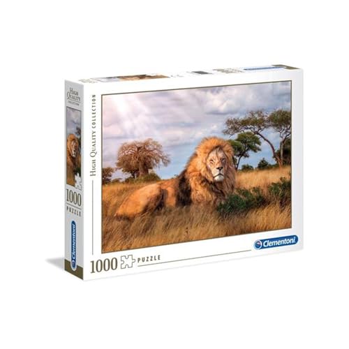 Clementoni 39479 Der König – Puzzle 1000 Teile, buntes Geschicklichkeitsspiel für die ganze Familie, Erwachsenenpuzzle ab 9 Jahren von Clementoni