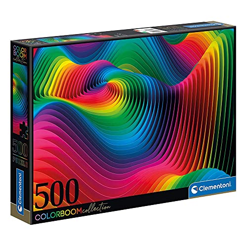 Clementoni 35093 Waves – Puzzle 500 Teile, Colorboom Collection, Geschicklichkeitsspiel für die ganze Familie, modernes Legespiel, Erwachsenenpuzzle ab 14 Jahren Clementoni 35093 Waves – Puzzle 500 Teile, Colorboom Collection, Geschicklichkeitsspiel für die ganze Familie, modernes Legespiel, Erwachsenenpuzzle ab 14 Jahren von Clementoni