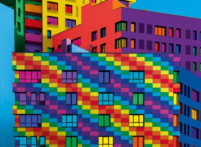 Clementoni Colorboom - Squares 500 Teile Puzzle Clementoni-35094 von Clementoni