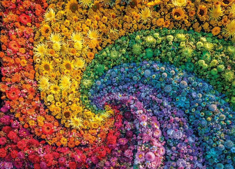 Clementoni Colorboom Whirl 1000 Teile Puzzle Clementoni-39779 von Clementoni