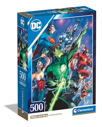 Clementoni DC Comics Justice League Puzzle 500 Teile von Clementoni