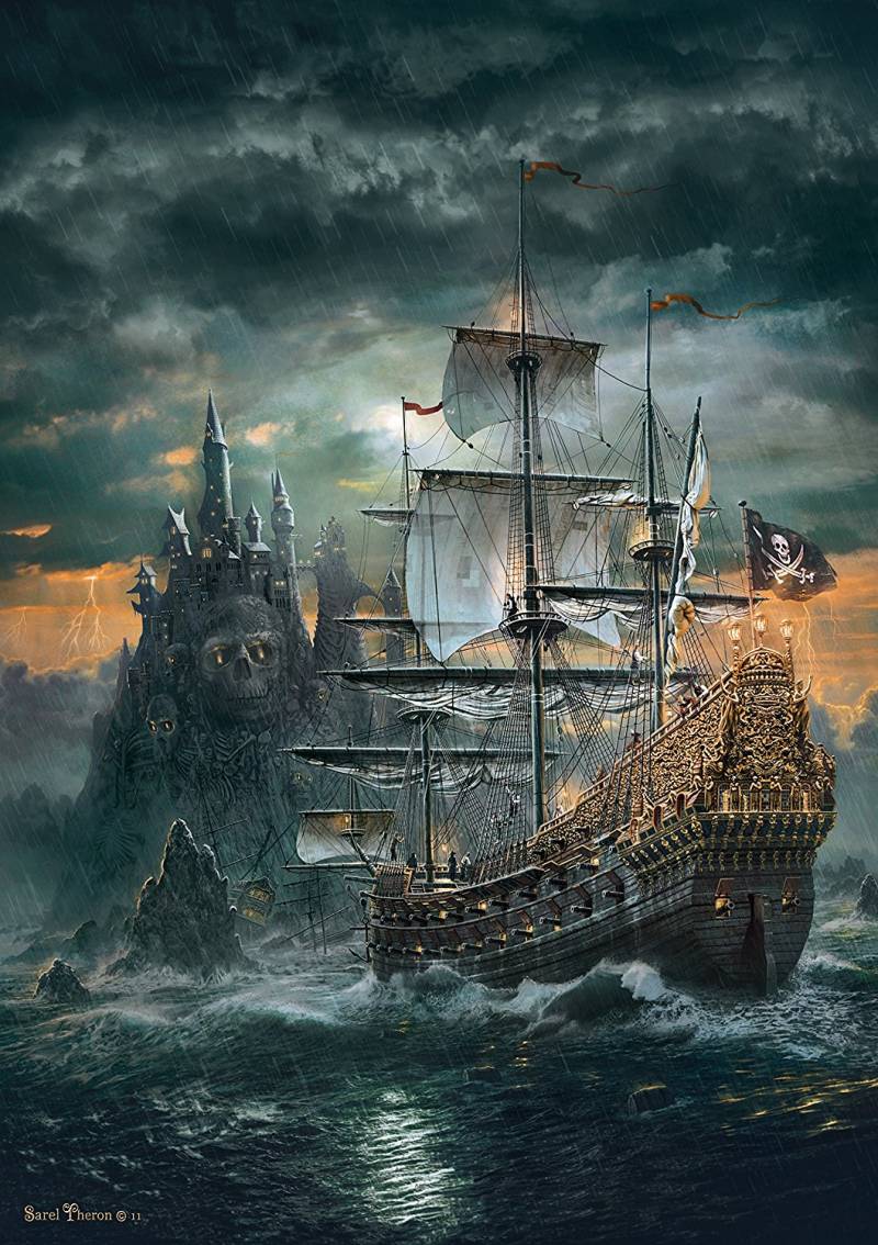 Clementoni Das Piratenschiff 1500 Teile Puzzle Clementoni-31719 von Clementoni