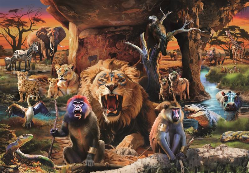 Clementoni Die Stammesgesellschaft 1500 Teile Puzzle Clementoni-31722 von Clementoni