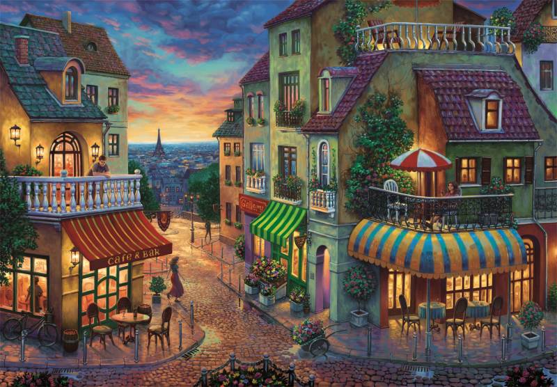 Clementoni Die Straßen von Europa 2000 Teile Puzzle Clementoni-32085 von Clementoni