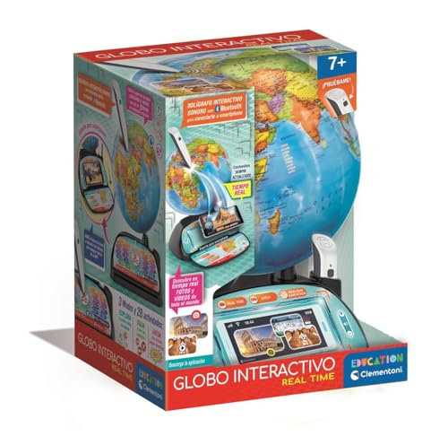 Clementoni Digital Real Time Globus, interaktives Lernspiel für Kinder, Lernen Sie Geografie und allgemeine Kultur - entwickelt Gedächtnis und Intellekt - ab 7 Jahren - 55523 Clementoni Digital Real Time Globus, interaktives Lernspiel für Kinder, Lernen Sie Geografie und allgemeine Kultur - entwickelt Gedächtnis und Intellekt - ab 7 Jahren - 55523 von Clementoni
