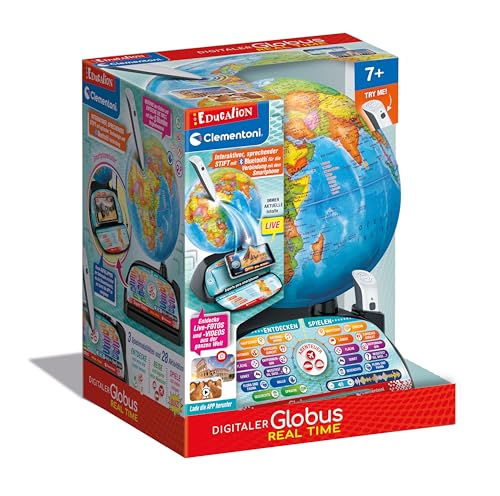 Clementoni Digitaler Globus Real-Time - Kinderglobus für Kinder ab 7 Jahren - Interaktive Weltkugel zum Lernen & Spielen 59364 Clementoni Digitaler Globus Real-Time - Kinderglobus für Kinder ab 7 Jahren - Interaktive Weltkugel zum Lernen & Spielen 59364 von Clementoni