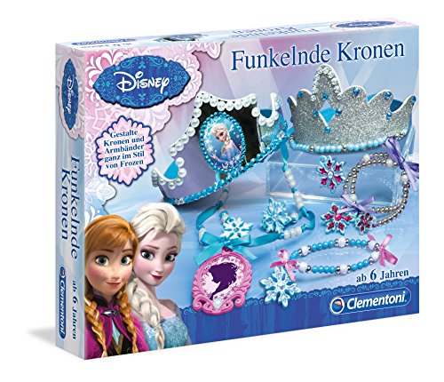 Clementoni Disney Frozen Eiskönigin 69475.4-Kreativset-Funkelnde Kronen von Clementoni