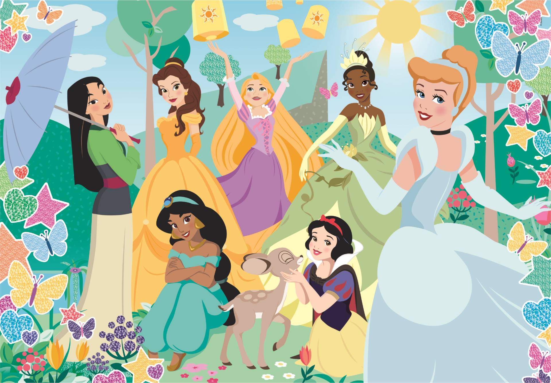 Clementoni Disney Princess 104 Teile Puzzle Clementoni-20346 von Clementoni