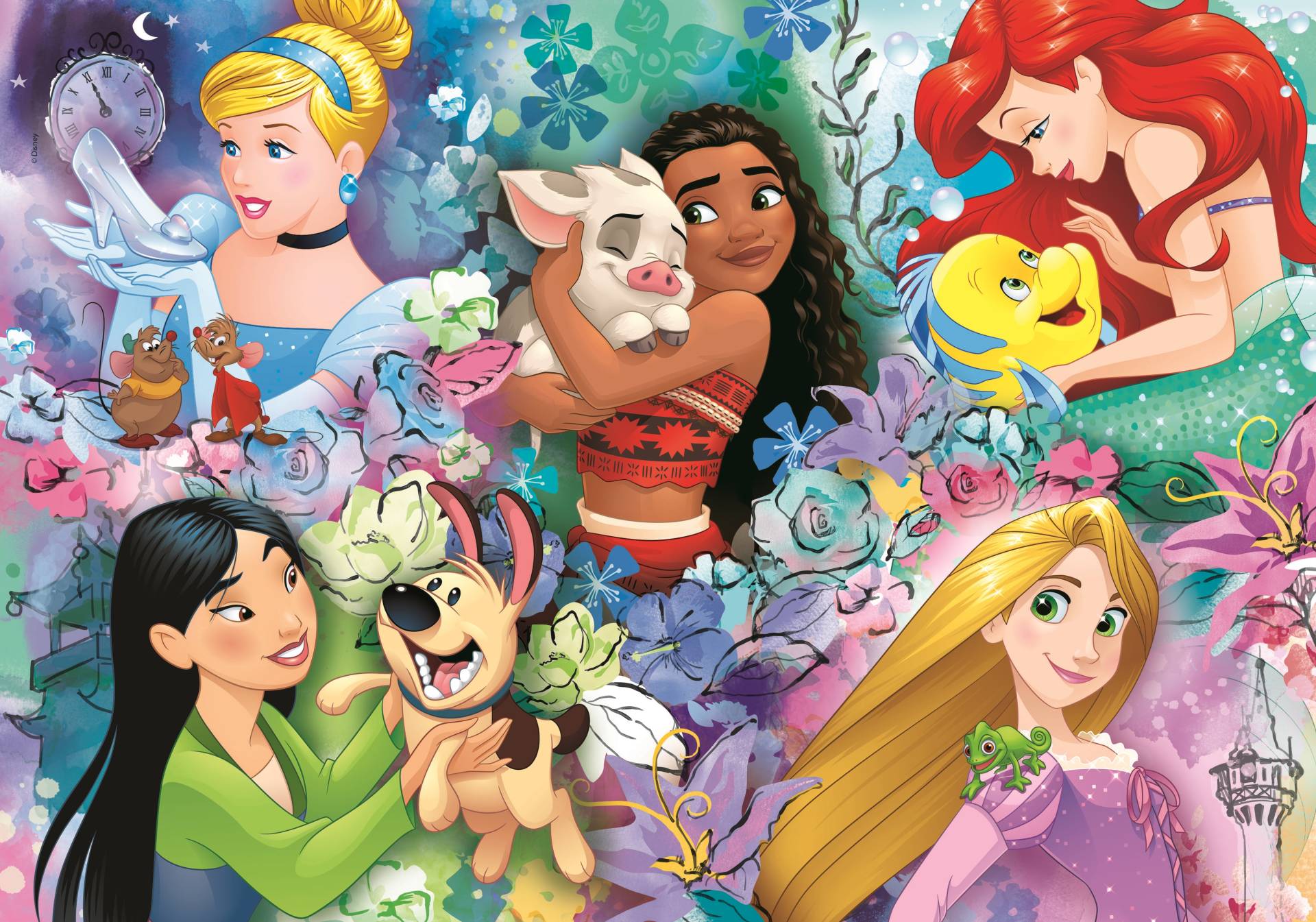 Clementoni Disney Princess 60 Teile Puzzle Clementoni-26995 von Clementoni
