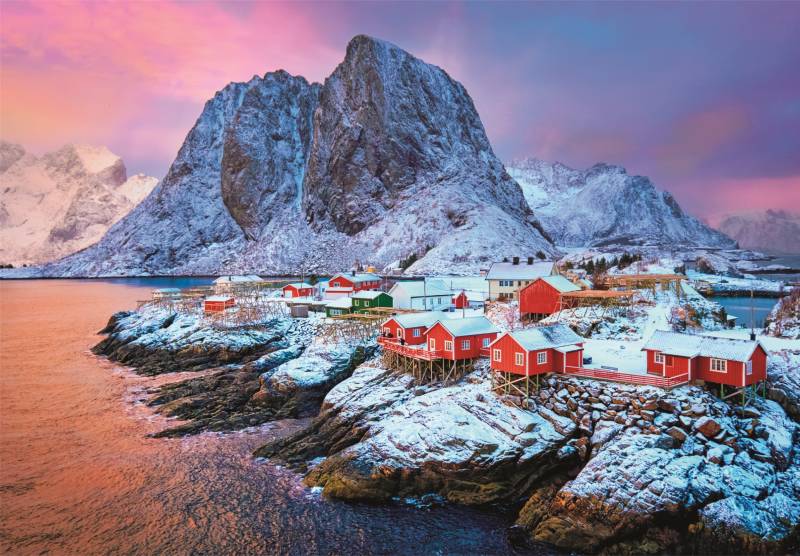 Clementoni Dorf Hamnoy 500 Teile Puzzle Clementoni-35144 von Clementoni