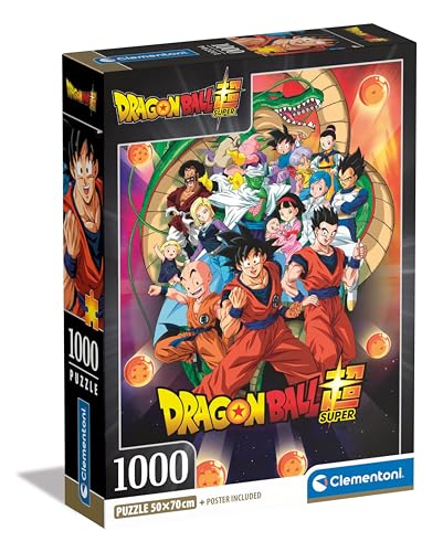 Clementoni - Dragonball Dragonball - 1000 Teile, Poster, Anime, Manga, Puzzle Superhelden, Spaß für Erwachsene, Made in Italy, 39919, Mehrfarbig Clementoni - Dragonball Dragonball - 1000 Teile, Poster, Anime, Manga, Puzzle Superhelden, Spaß für Erwachsene, Made in Italy, 39919, Mehrfarbig von Clementoni