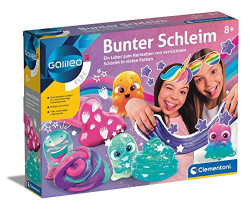 Clementoni Galileo Fun – Bunter Schleim, lustige Experimente mit klebrigen Glibber & glitzernden Substanzen, Spielzeug für Kinder ab 8 Jahren, für kleine Chemiker 59172 Clementoni Galileo Fun – Bunter Schleim, lustige Experimente mit klebrigen Glibber & glitzernden Substanzen, Spielzeug für Kinder ab 8 Jahren, für kleine Chemiker 59172 von Clementoni