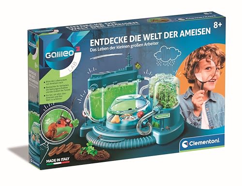 Galileo Lab Entdecke die Welt der Ameisen - Experimentierkasten zur Beobachtung von Ameisen, für Kinder ab 8 Jahren - 59362 von Clementoni Galileo Lab Entdecke die Welt der Ameisen - Experimentierkasten zur Beobachtung von Ameisen, für Kinder ab 8 Jahren - 59362 von Clementoni von Clementoni