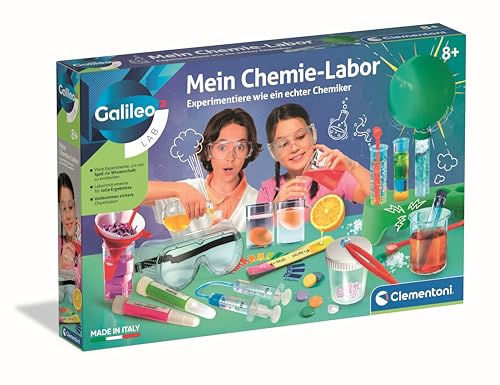 Clementoni Galileo Lab Mein Chemie-Labor – Spannende chemische Reaktionen entdecken mit Reagenzgläsern, Pipetten & Zubehör – Experimentierkasten für Kinder ab 8 Jahren von Clementoni 59439 Clementoni Galileo Lab Mein Chemie-Labor – Spannende chemische Reaktionen entdecken mit Reagenzgläsern, Pipetten & Zubehör – Experimentierkasten für Kinder ab 8 Jahren von Clementoni 59439 von Clementoni