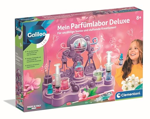 Clementoni Galileo Lab Mein Parfümlabor Deluxe - wohlriechende Düfte und Parfüms mit spannenden Experimentierkasten für Zuhause - Spielzeug für Kinder ab 8 Jahren von Clementoni 59405 Clementoni Galileo Lab Mein Parfümlabor Deluxe - wohlriechende Düfte und Parfüms mit spannenden Experimentierkasten für Zuhause - Spielzeug für Kinder ab 8 Jahren von Clementoni 59405 von Clementoni