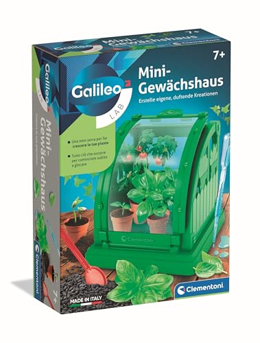 Clementoni Galileo Lab Mini-Gewächshaus - DIY Botanik-Set für Kinder - Pflanzen selbst züchten mit Töpfen, Torf & Samen - Indoor-Garten mit Klappe zur Pflege von Clementoni 59438 Clementoni Galileo Lab Mini-Gewächshaus - DIY Botanik-Set für Kinder - Pflanzen selbst züchten mit Töpfen, Torf & Samen - Indoor-Garten mit Klappe zur Pflege von Clementoni 59438 von Clementoni