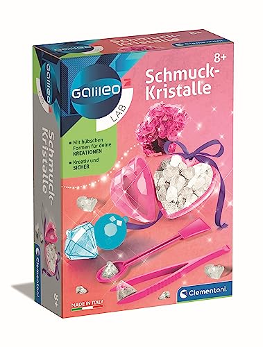 Clementoni Galileo Lab – Schmuckkristalle, Spielzeug für Kinder ab 8 Jahren, Bunte Kristalle züchten, Kettenanhänger zum Selbermachen, farbenfroher Experimentierkasten von Clementoni 59062 Clementoni Galileo Lab – Schmuckkristalle, Spielzeug für Kinder ab 8 Jahren, Bunte Kristalle züchten, Kettenanhänger zum Selbermachen, farbenfroher Experimentierkasten von Clementoni 59062 von Clementoni