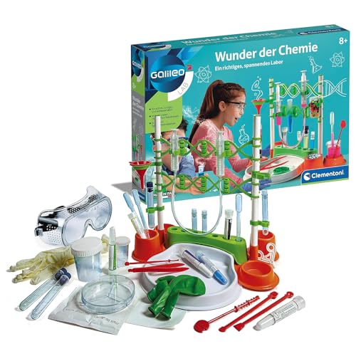 Clementoni Galileo Lab Wunder der Chemie - Chemielabor mit 180 Experimenten für Zuhause - Experimentierkasten Spielzeug für Kinder ab 8 Jahren, 59187 Clementoni Galileo Lab Wunder der Chemie - Chemielabor mit 180 Experimenten für Zuhause - Experimentierkasten Spielzeug für Kinder ab 8 Jahren, 59187 von Clementoni