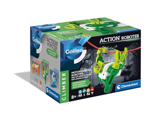 Clementoni Galileo-Robotics Action Roboter - Robotik für kleine Ingenieure - Einstieg in die Elektronik - High-Tech für Schulkinder für Kinder ab 8 Jahren 59432 von Clementoni