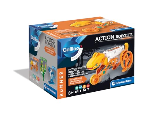 Clementoni Galileo-Robotics Laufender Roboter - Robotik-Bausatz für kleine Ingenieure - Einstieg in die Elektronik für Schulkinder für Kinder ab 8 Jahren von Clementoni 59431 Clementoni Galileo-Robotics Laufender Roboter - Robotik-Bausatz für kleine Ingenieure - Einstieg in die Elektronik für Schulkinder für Kinder ab 8 Jahren von Clementoni 59431 von Clementoni