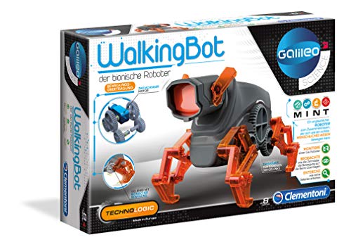Clementoni Galileo Science – WalkingBot, laufender Roboter zum Selbstbauen, Einstieg in Elektronik & Robotik, Wissenschaft für Entdecker, High-Tech für Kinder ab 8 Jahren 59111 Clementoni Galileo Science – WalkingBot, laufender Roboter zum Selbstbauen, Einstieg in Elektronik & Robotik, Wissenschaft für Entdecker, High-Tech für Kinder ab 8 Jahren 59111 von Clementoni