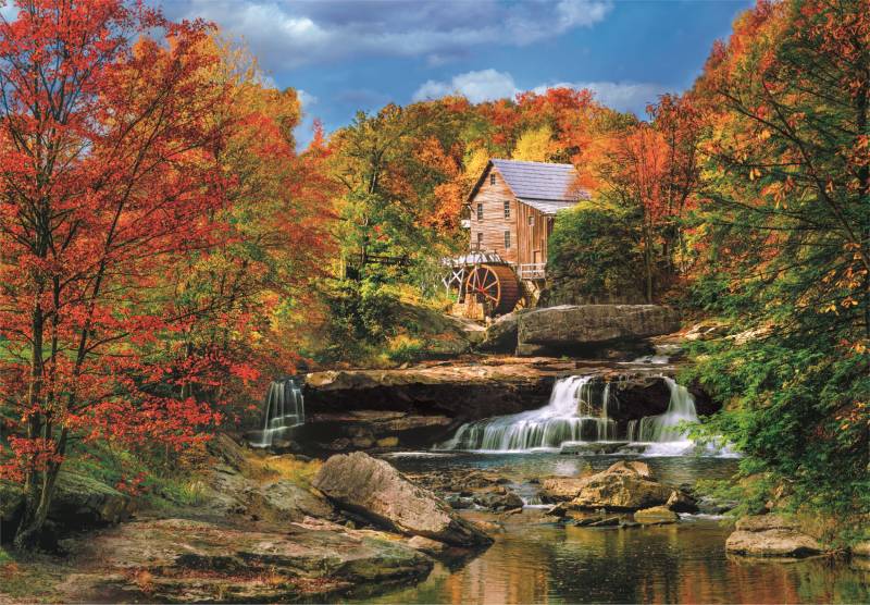 Clementoni Glade Creek Griest Mill 2000 Teile Puzzle Clementoni-32574 von Clementoni