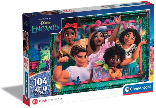 Clementoni Glitter Disney Encanto 2023 Kinderpuzzle 104 Teile Clementoni Glitter Disney Encanto 2023 Kinderpuzzle 104 Teile von Clementoni